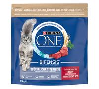 Purina ONE Sterilized crocchette con Manzo per gatto - Set %: 2 x 1,5 kg