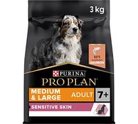 PURINA PRO PLAN Medium & Large Adult 7+ Sensitive Skin Crocchette per cani - Set %: 2 x 3 kg