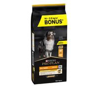 PURINA PRO PLAN All sizes Adult Light/Sterilised Pollo Crocchette cane - 14 kg + 2,5 kg - GRATIS!