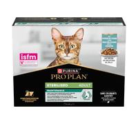 Purina Pro Plan Cat Adult Sterilised Maintenance Multipack in gelatina 10x85g - Pesce dell' Oceano - 1° ORDINE? scegli lo sconto BZR5 / BZR20 + 200 punti fedeltà