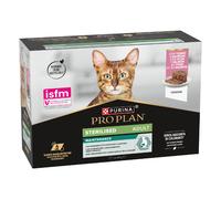 Purina Pro Plan Cat Adult Sterilised Maintenance Terrine Multipack 12x85g - Tonno e salmone - 1° ORDINE? scegli lo sconto BZR5 / BZR20 + 200 punti fedeltà