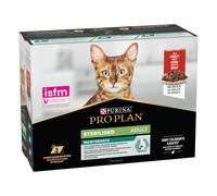 PURINA PRO PLAN Cat Sterilised Adult Maintenance 10 x 85 g - Manzo