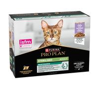 Purina Pro Plan Cat Adult Sterilised Maintenance Multipack in gelatina 10x85g - Tacchino - 1° ORDINE? scegli lo sconto BZR5 / BZR20 + 200 punti fedeltà