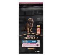 Purina Pro Plan | Cucciolo di morfotype robusto | Pelle sensibile | Alimento secco per pelli sensibili | Formulato senza frumento | Promuove un pelo sano e lucido | Ricco di salmone | Borsa | 12 Kg