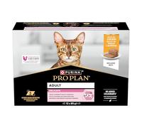 Purina Pro Plan Delicate Cibo umido per gatti Adulti Mousse con Pollo 12 Lattine da 85g