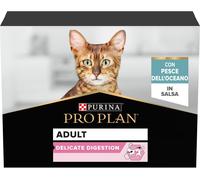 PURINA PRO PLAN Delicate Digestion Cat Busta Multipack 10X85G PESCE OCEANO