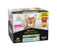 Purina Pro Plan Gatto Adult Sterilised Mix Pollo Manzo 24 Buste da 85 gr