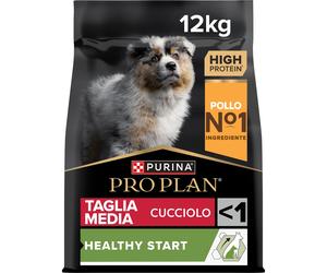 PURINA PRO PLAN Healthy Start Medium Crocchette per Cani Cuccioli con Pollo Sacc