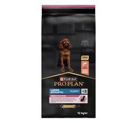 Purina Pro Plan | Cucciolo di morfotype Atletico | Pelle Sensibile | Alimento Secco per Pelli Sensibili | Formulato senza Grano | Promuove un pelo Sano e Brillante | Ricco di Salmone | Borsa | 12 Kg