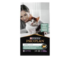 Purina Pro Plan LiveClear Kitten Crocchette Gatto junior cucciolo, Ricco in Tacchino - Sacco da 1,4 kg
