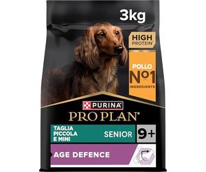 Purina Pro Plan Optiage Small e Mini Adult 9+ Crocchette Cani, 4 Confezioni da 3 kg