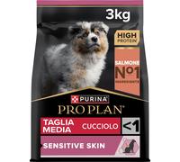 Purina Pro Plan Optiderma Medium Puppy Crocchette Cane Salmone 3 kg