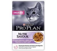 Pro Plan Delicate Nutrisavour in salsa con Tacchino: 85 gr