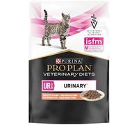 PRO PLAN Veterinary Diets Feline UR St/Ox Urinary Cat food con salmone 85g