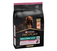 Purina Pro Plan Sensitive Skin Small & Mini Adult Crocchette Cane Salmone 3 kg - Croccantini per cani - 1° ORDINE? scegli lo sconto BZR5 / BZR20 + 200 punti fedeltà
