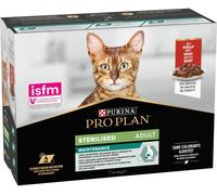PURINA PRO PLAN CAT STERILISED MANZO IN SALSA (10 x 85 GR.)