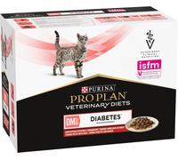 PURINA PRO PLAN Veterinary Diets Dm Diabetes Management Gatto Multipack al Manzo 10X85G