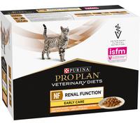 Purina Veterinary Diets NF Cat Renal Function Early Care multipack: 10 pezzi da 85 gr - Pollo