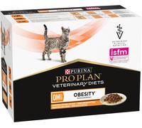 Purina Veterinary Diets OM Multipack 10x85 gr Pollo - Dieta veterinaria per gatti - 1° ORDINE? scegli lo sconto BZR5 / BZR20 + 200 punti fedeltà