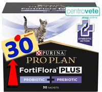 Purina ProPlan FORTIFLORA PLUS 30 Bustine per Gatti → Probiotici + Prebiotici
