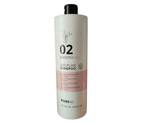 Puring 02 SMOOTHING DISCIPLINE SHAMPOO 1000ml | disciplinante anti crespo per capelli ribelli e difficili
