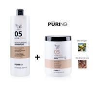 Puring 05 Hydrargan (Shampoo 1000ml + Maschera 1000ml) con Olio di Argan