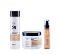 Puring 05 Hydrargan Shampoo 300ml + Maschera 250ml + Siero Lucidante 100ml
