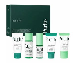PURITO Seoul Best Kit - Set da viaggio per idratazione, lenitivo e pro