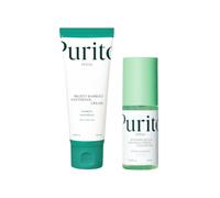 Purito SEOUL - Mighty Bamboo Panthenol Cream - 100ml + Wonder Releaf Centella Serum Unscented - 60ml Set
