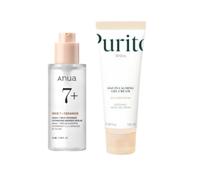 Purito SEOUL - Oat-In Calming Gel Cream - 100ml + ANUA - 7 Rice Ceramide Hydrating Barrier Serum - 50ml Set
