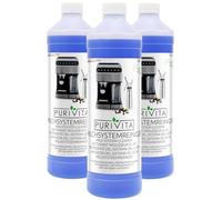PURIVITA® Pulitore del Sistema del Latte per Macchine da Caffè [3x 1000 ML] - Detergente per Systema del Latte - Sistema Pulizia Latte per De Longhi, Jura, Krups, Nespresso & Philips