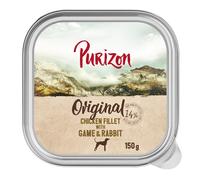 Purizon 6 x 150 g Umido per cane - Filetto di Pollo con Black Angus & Tacchino