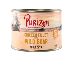Purizon Adult 24 x 200 g - senza cereali - Filetto di Pollo con Cinghiale