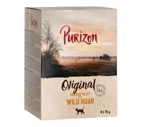 Purizon Adult 24 x 70 g Alimento umido senza cereali per gatti - Filetto di Pollo con Cinghiale