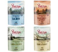 Purizon Adult 6 x 300 g - Mix: Black Angus con Tacchino, Agnello con Salmone, Selvaggina con Coniglio, Salmone