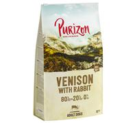12 + 2 kg gratis! 14 kg Purizon - senza cereali - Adult Selvaggina con Coniglio