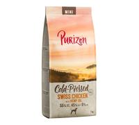 Purizon Coldpressed Mini Pollo svizzero con Olio di canapa Secco per cani - 1 kg