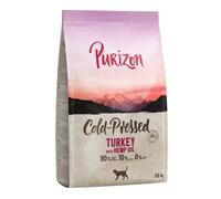 Purizon Coldpressed Tacchino con Olio di Canapa Crocchette per gatto - 2,5 kg