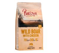 Set prova misto! Purizon Adult Gatto - 2 x 400 g: Pollo & Pesce, Cinghiale & Pollo