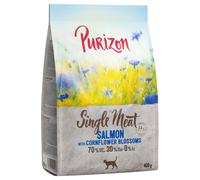 Purizon Crocchette per gatto - 400 g crocchette Purizon Single Meat Salmone con Fiordaliso