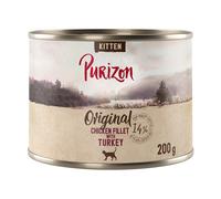 Purizon Kitten 6 x 200 g - senza cereali - Filetto di pollo con tacchino