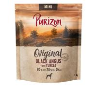 Purizon Mini Black Angus e Tacchino Crocchette per cane - 1 kg