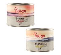 Purizon Organic 6 x 200 g Alimento umido per cane - Mix: 3 x Pollo con Oca, 3 x Manzo con Pollo
