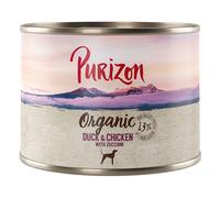 Purizon Organic 24 x 200 g - Anatra e Pollo con Zucchini
