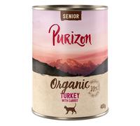 Purizon Organic 6 x 400 g - Senior Tacchino con Carote - NUOVO!
