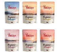 Purizon Organic 12 x 85 g Alimento umido per gatto - Mix: 4x Pollo e Oca, 4x Manzo e Pollo, 2x Salmone e Pollo, 2x Anatra e Pollo