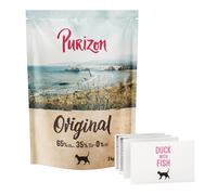 Purizon Original Adult Anatra con Pesce - senza cereali - 2 kg - NUOVO!