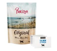 Purizon Original Sterilised Salmone con Pollo - senza cereali - NUOVO: 2,5 kg
