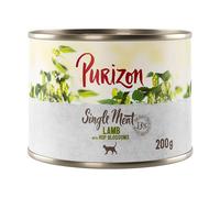 Purizon Single Meat Cibo umido per gatti Agnello con fiori di luppolo – 24 x 200 g