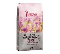 10 kg + 2 kg gratis! 12 kg Purizon Crocchette senza cereali per cane - Single Meat Adult Anatra con mela e fiori di lavanda